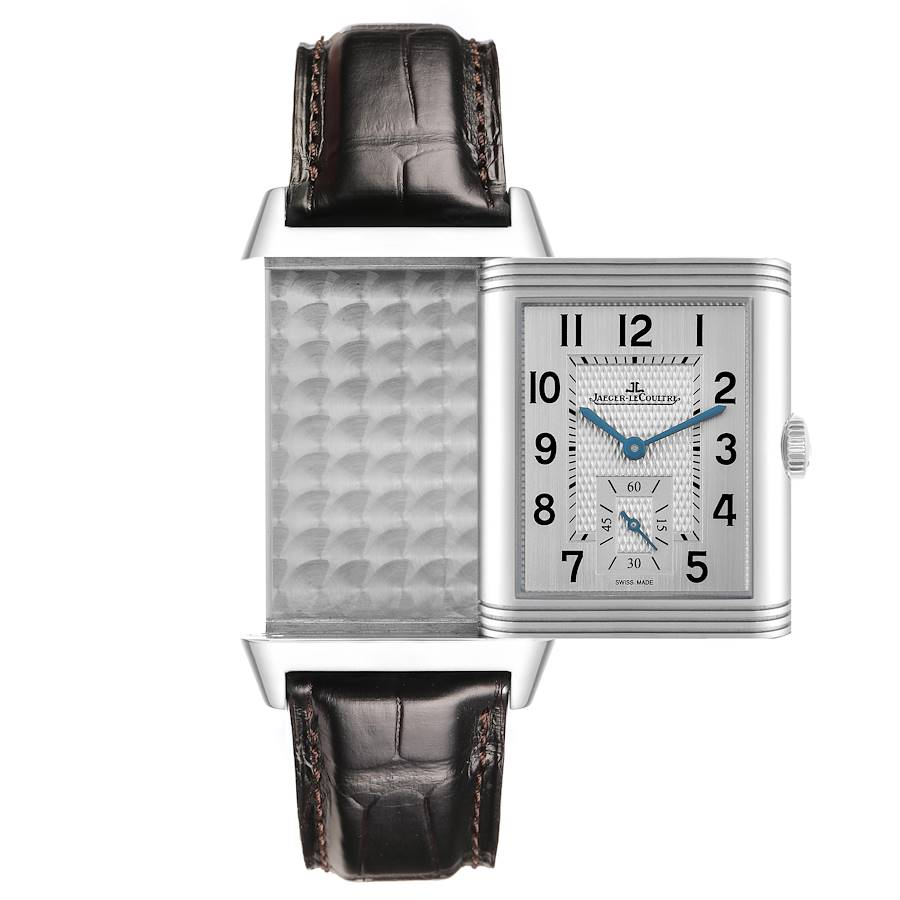 Jaeger LeCoultre Reverso Duo Day Night Steel Watch 215.8.D4 Q3848420