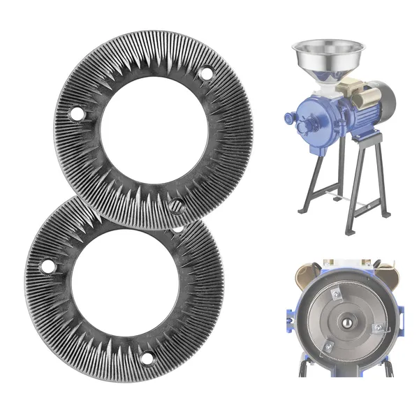 2PCS Grinding Sheets for Electric Grain Mill Grinder