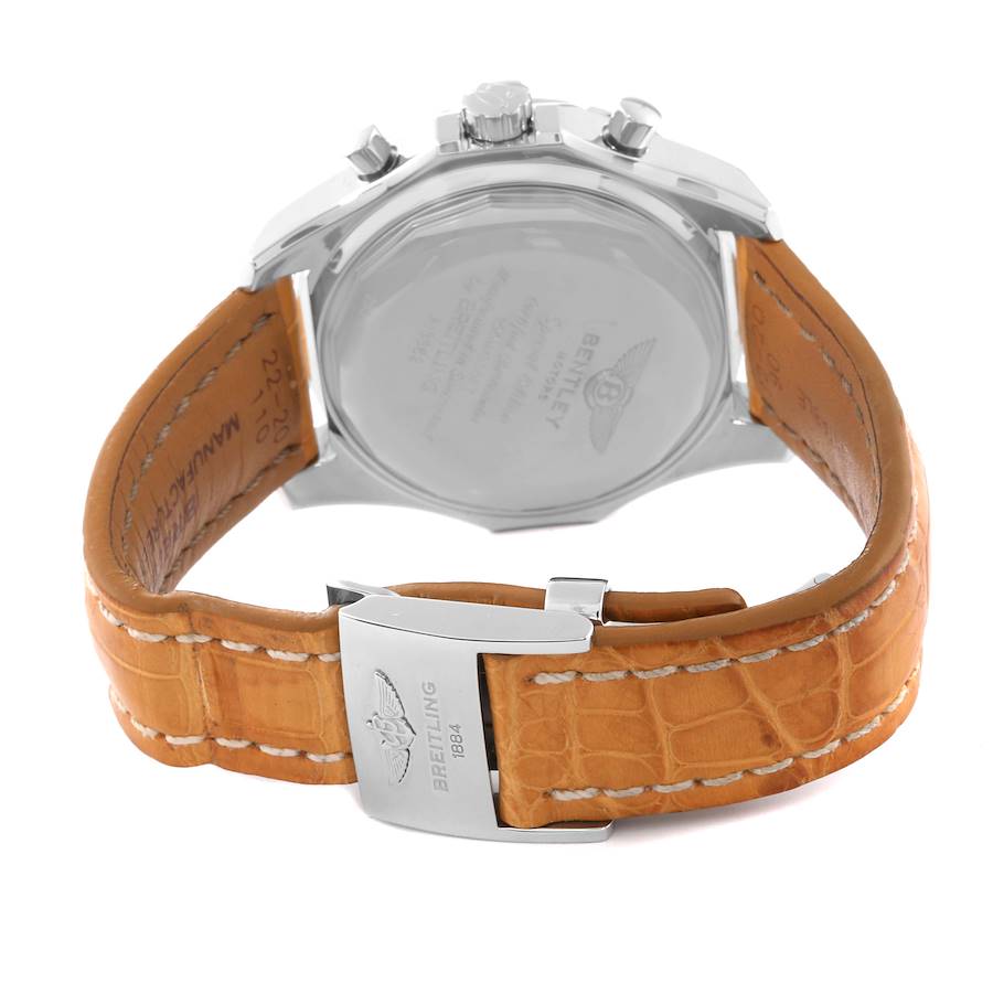 Breitling Bentley Motors GT White Dial Steel Mens Watch A13362