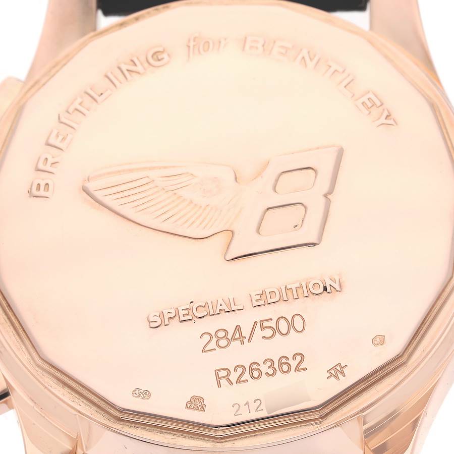 Breitling Bentley Mark VI Rose Gold Special Edition Mens Watch R26362
