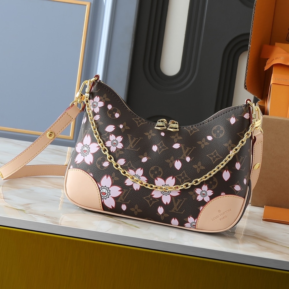 Louis Vuitton X Takashi Murakami Boulogne Sakura Brown 27Cm M13265
