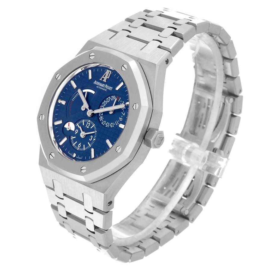 Audemars Piguet Royal Oak Dual Time Power Reserve Mens Watch 26120ST