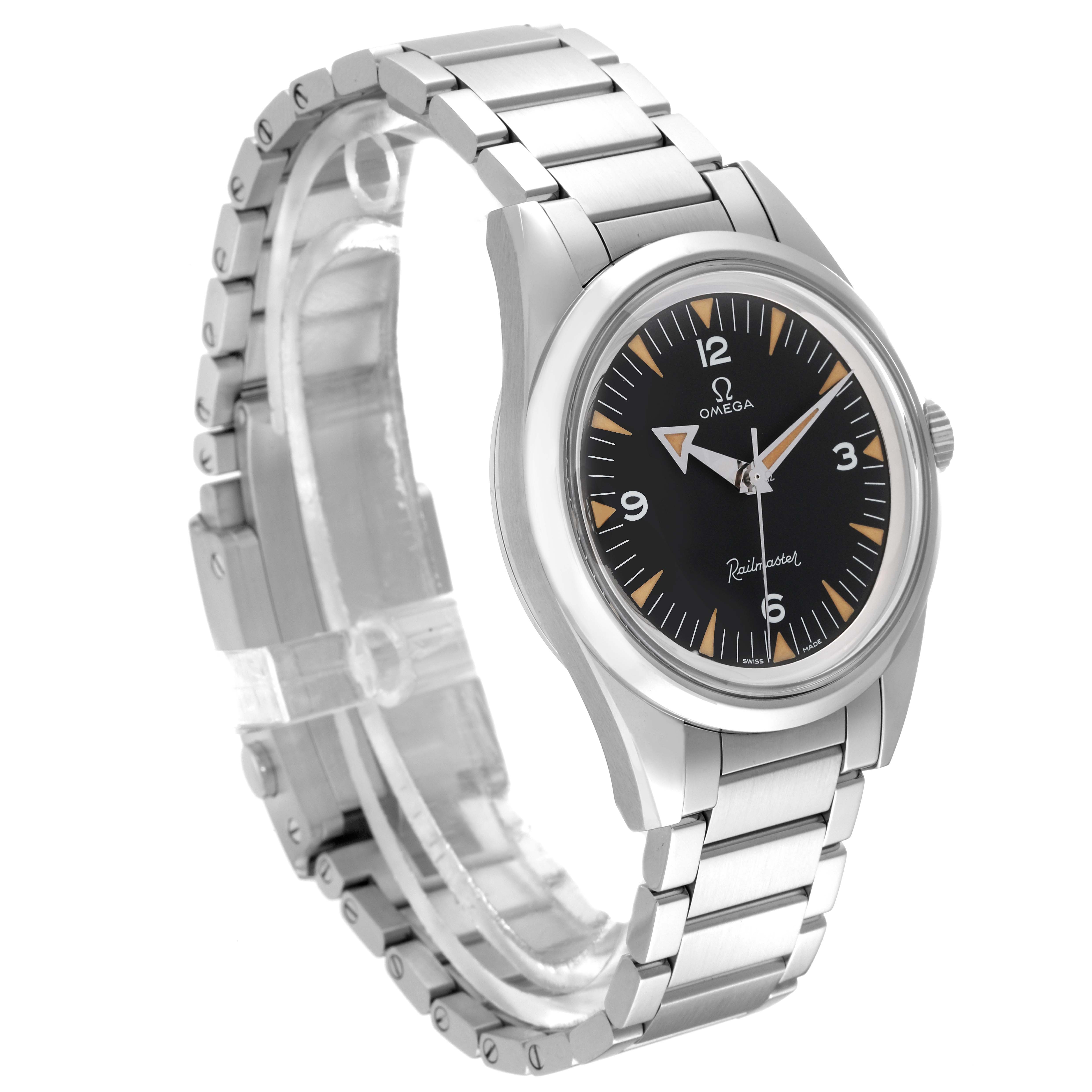 Omega Railmaster 1957 Trilogy Limited Edition Steel Mens Watch 38.0 MM 220.10.38.20.01.002