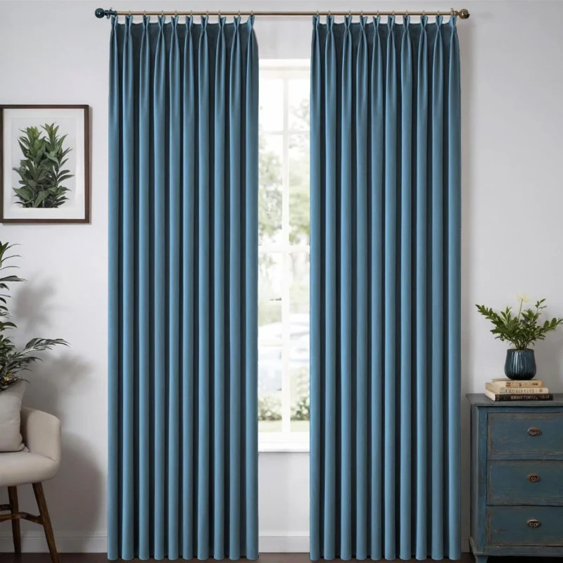 Custom Velvet Luxury Curtains  (2 Panels) - Pleated