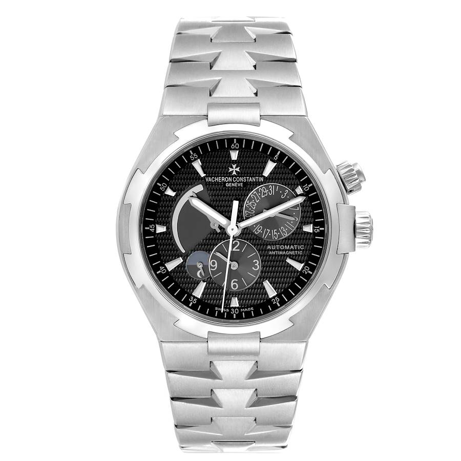 Vacheron Constantin Overseas Dual Time Steel Mens Watch 47450