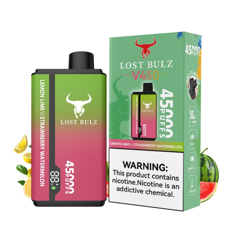 🔥 Lost Bulz V450 45K Puffs Disposable Vape | 2% Nikotyny 💨 45 000 Puffów | Pakiet 10 sztuk | Szybka wysyłka z Polski 1–3 dni 🚚🇵🇱