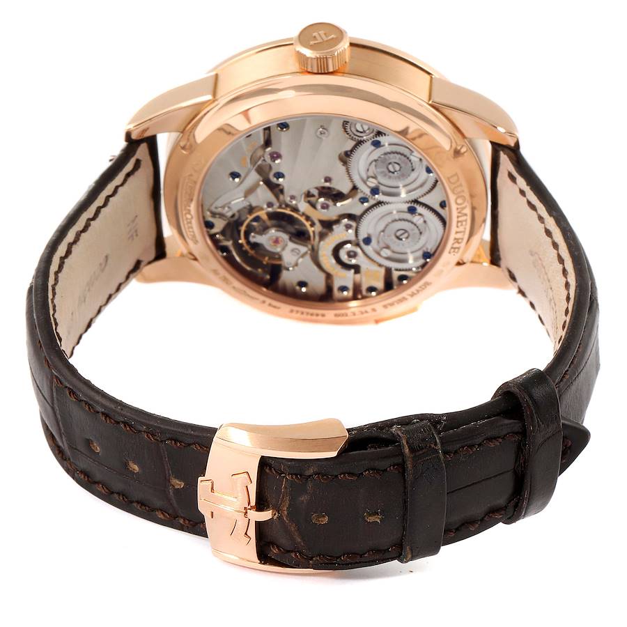 Jaeger LeCoultre Duometre Quantieme Lunaire Rose Gold Mens Watch Q6042421