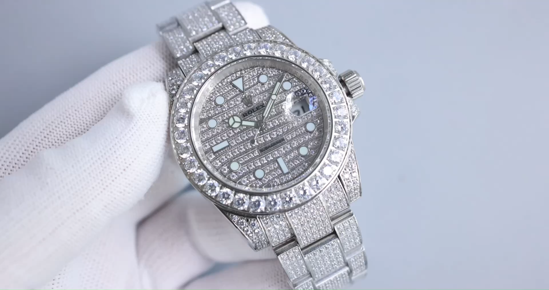 Rolex Submariner 116610LN Diamond Clad