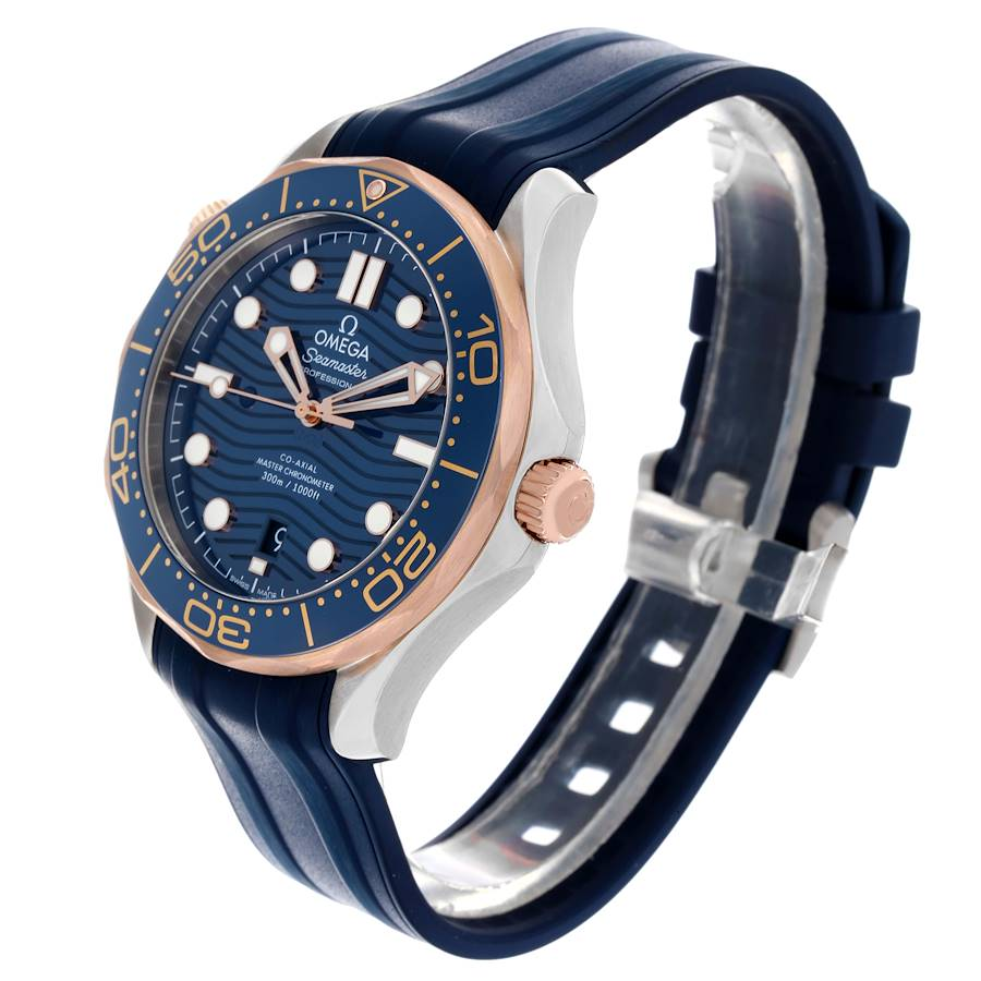 Omega Seamaster Diver 300M Steel Rose Gold Watch 210.22.42.20.03.002