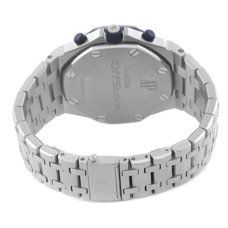 Audemars Piguet Royal Oak Offshore Chronograph Blue Dial Mens Watch 25721ST