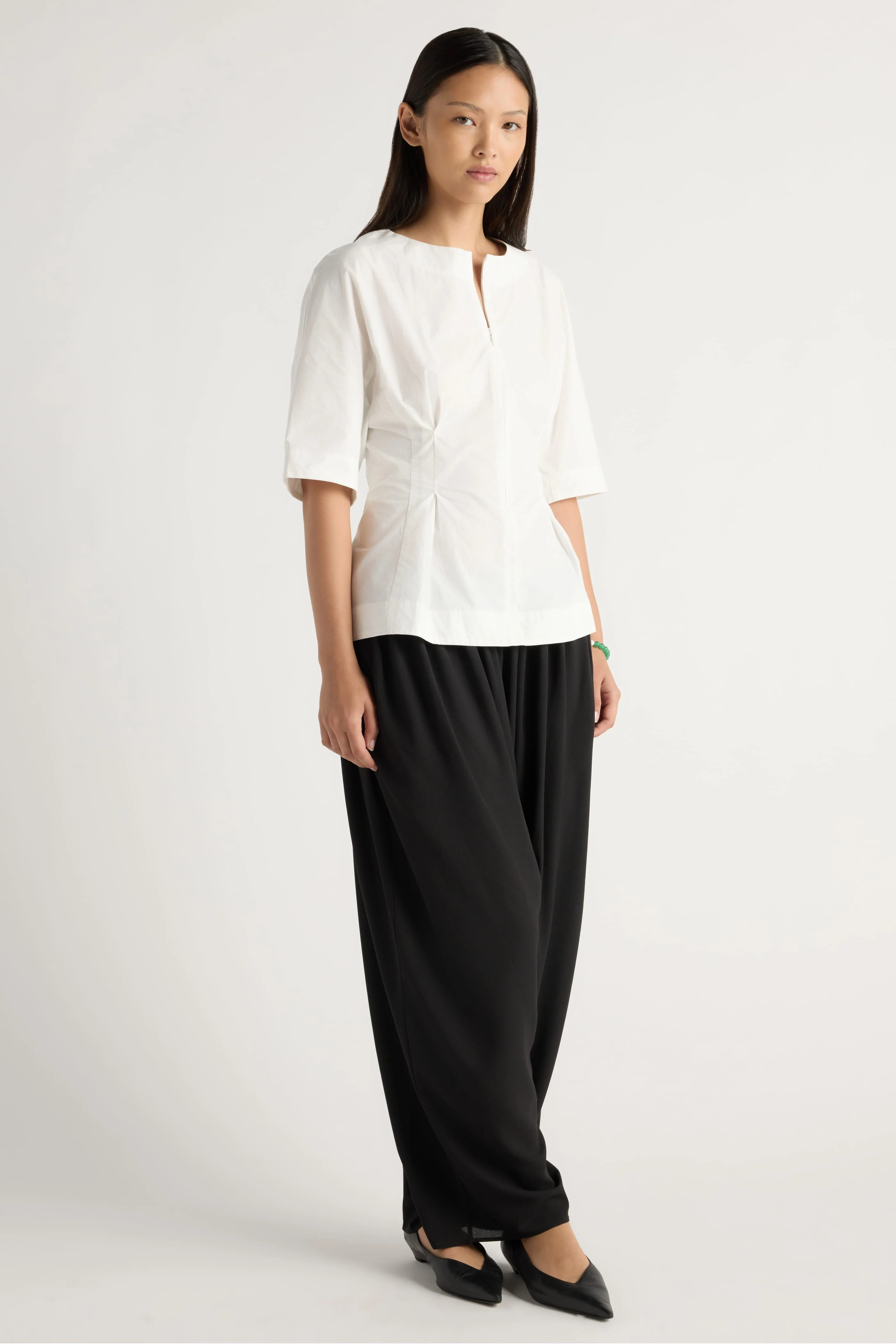 Alastair Shirred Balloon Pant