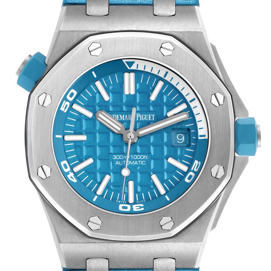 Audemars Piguet Royal Oak Offshore Diver Steel Mens Watch 15710ST