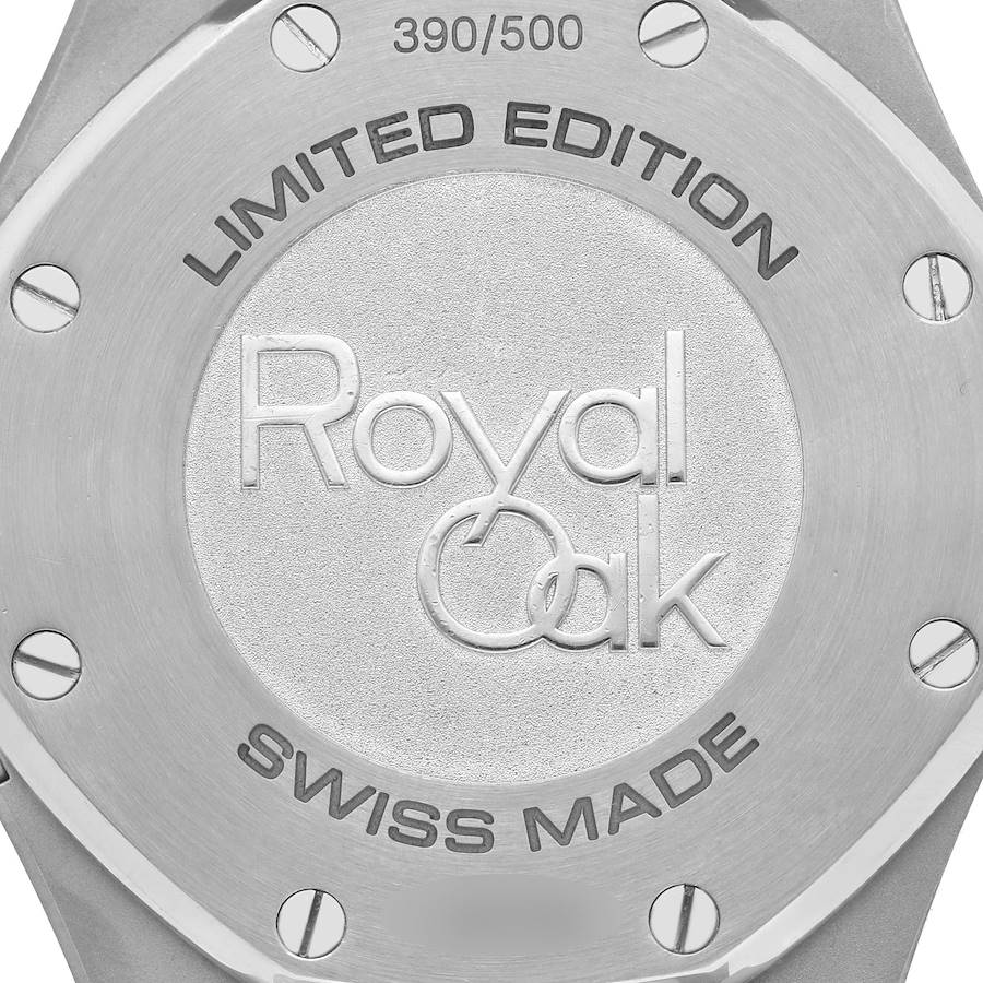 Audemars Piguet Royal Oak 41mm White Dial Limited Edition Steel Mens Watch 26326ST
