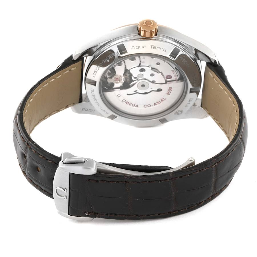 Omega Seamaster Aqua Terra Steel Rose Gold Mens Watch 231.23.42.21.02.001