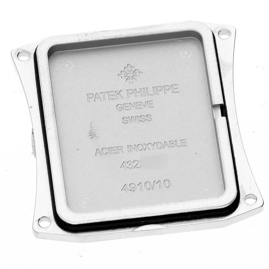 Patek Philippe Twenty-4 Grey Diamond Dial Steel Ladies Watch 4910