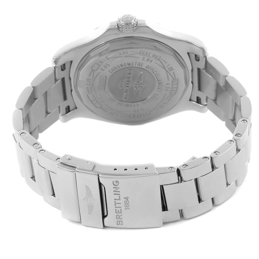 Breitling Avenger II GMT Blue MOP Dial Steel Mens Watch A32390