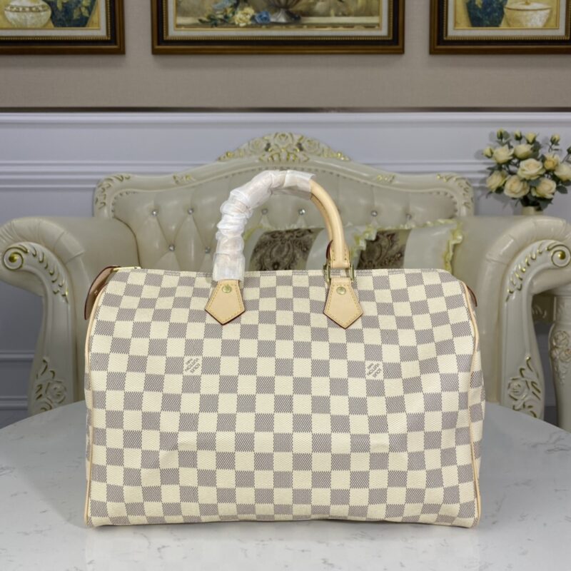 Replica Louis Vuitton Speedy White Grid