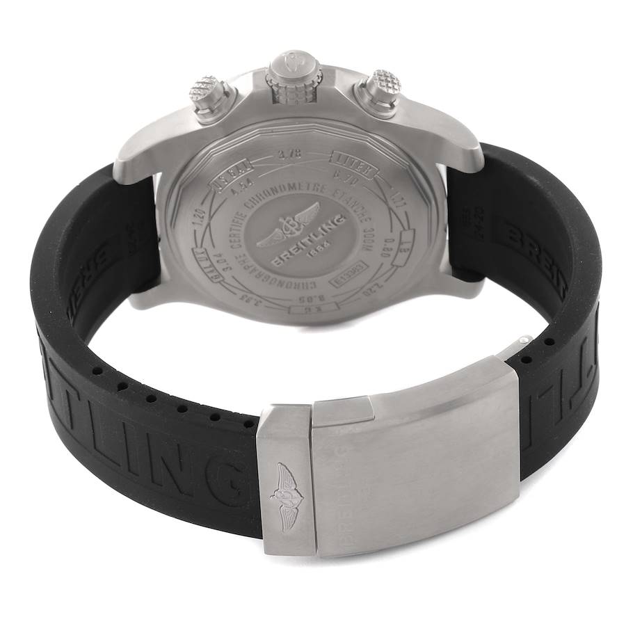 Breitling Avenger Bandit Grey Dial Titanium Mens Watch E13383