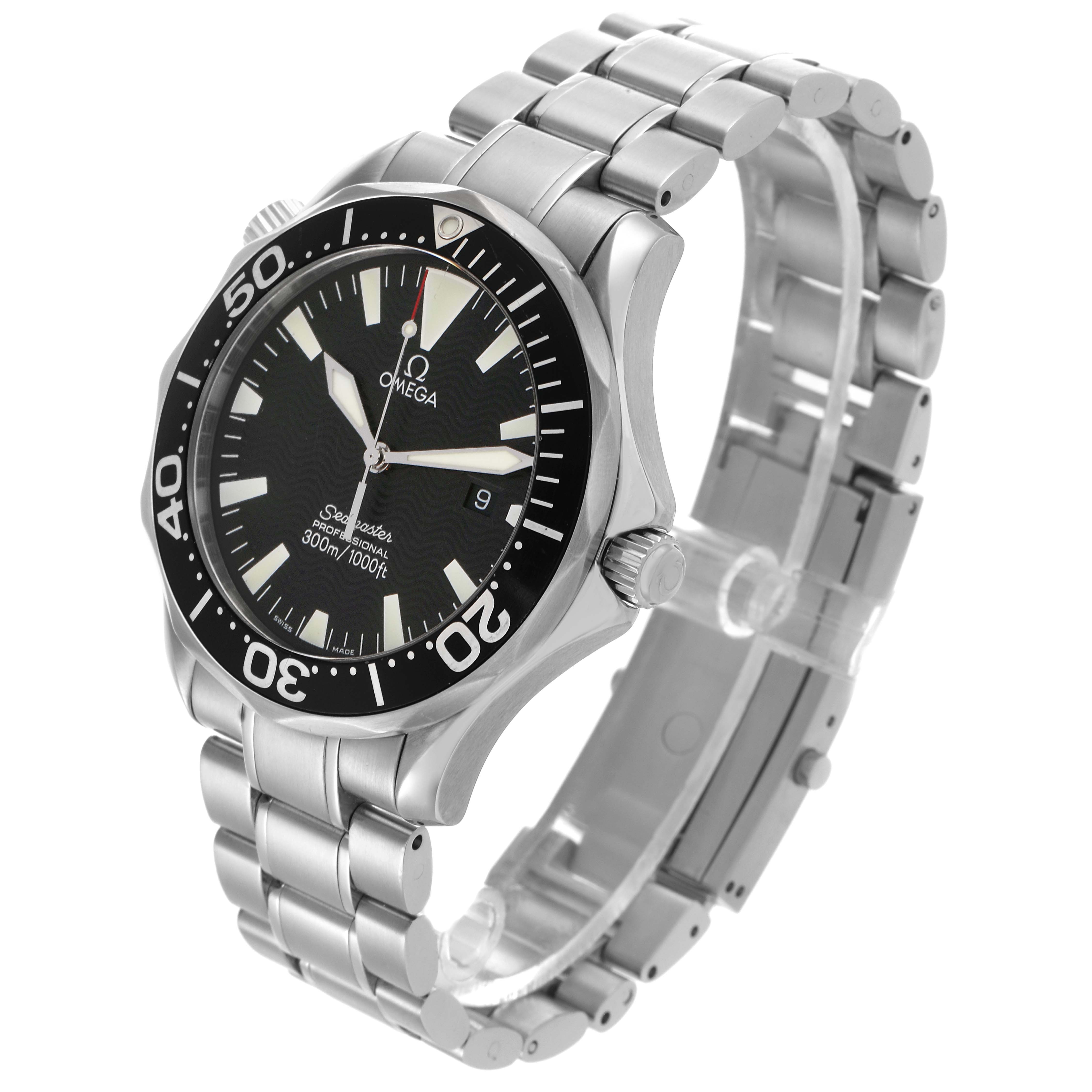 Omega Seamaster Black Dial Steel Quartz Mens Watch 41.0 MM 2264.50.00