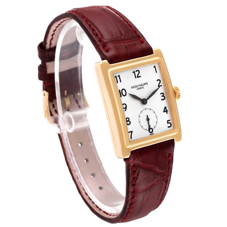 Patek Philippe Gondolo 18K Yellow Gold Silver Dial Mens Watch 5010