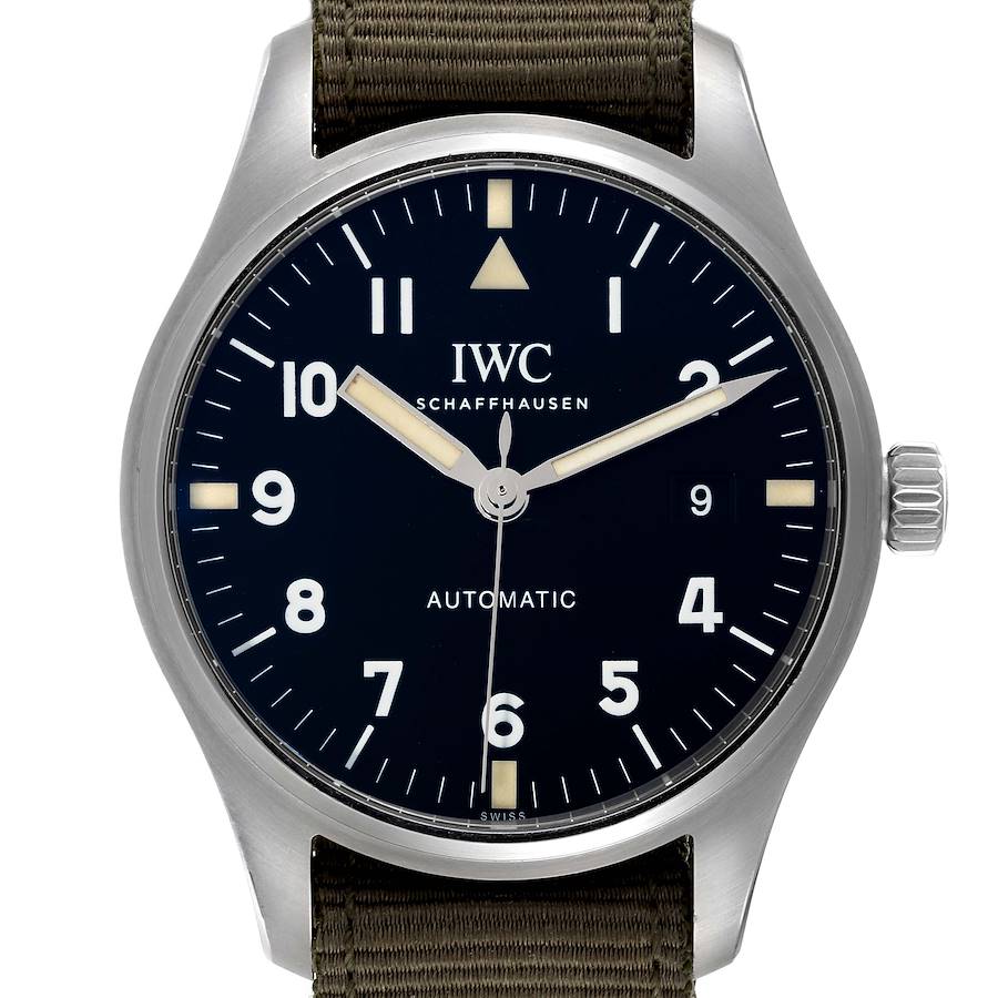 IWC Pilot Mark XVIII Black Dial Automatic Steel Mens Watch IW327007