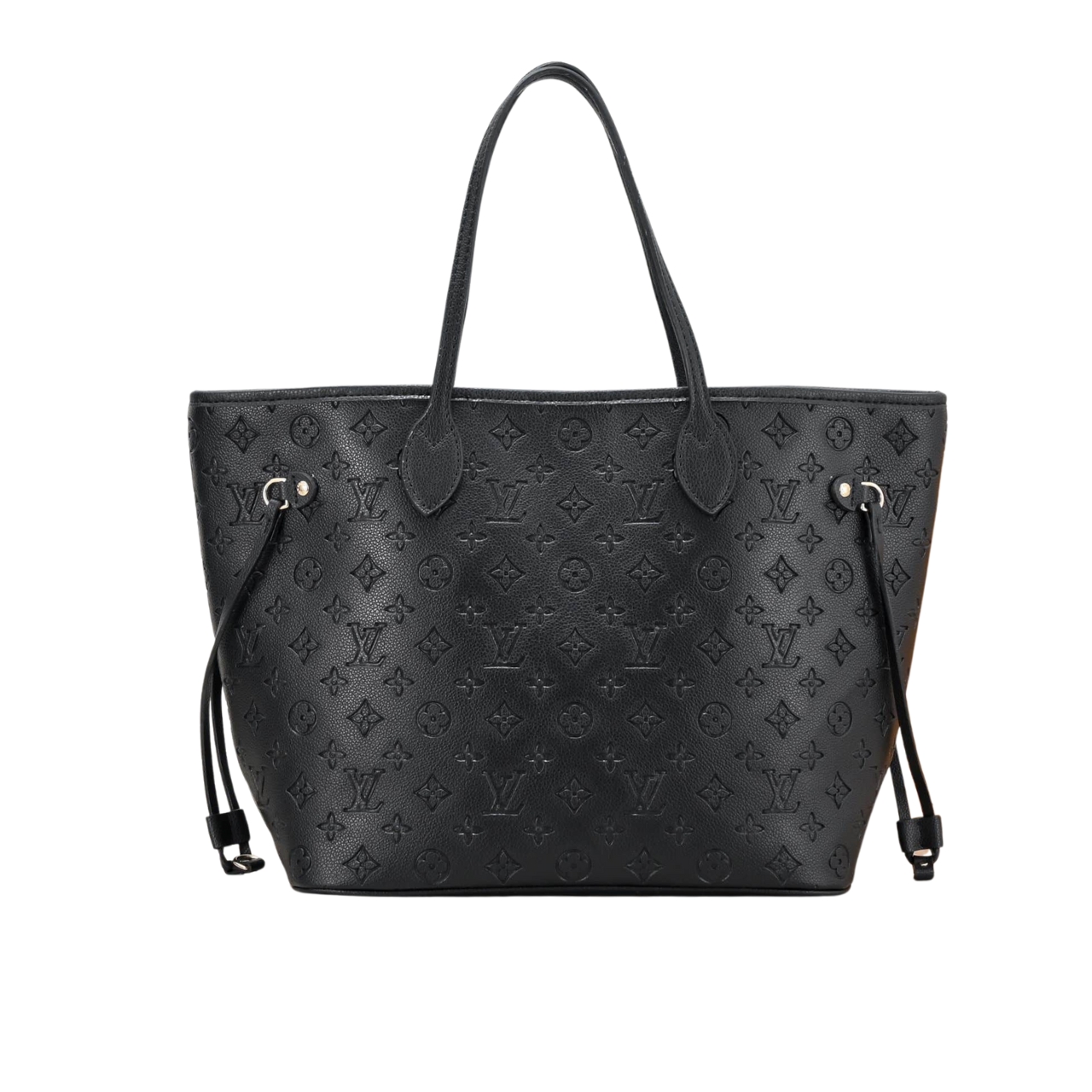 Louis Vuitton Neverfull MM Monogram Empreinte Leather Black 31cm