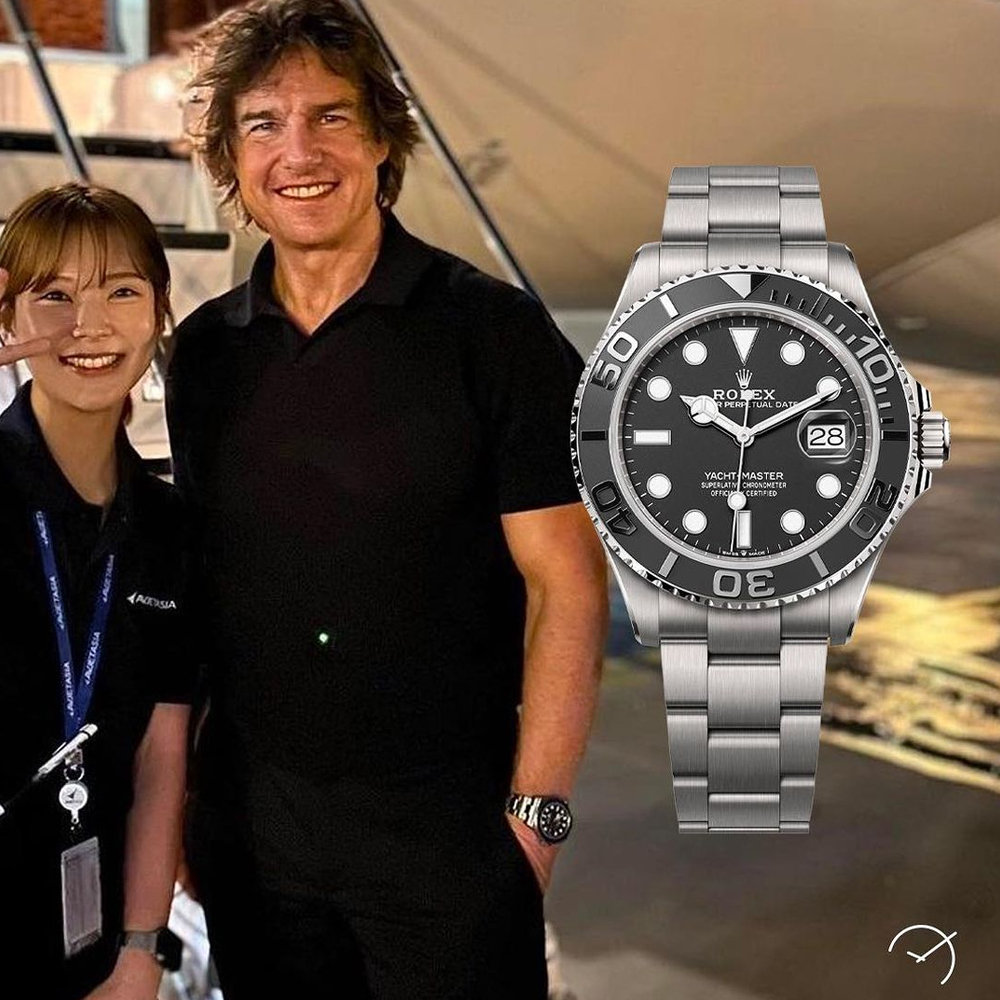 2023 Newest Rolex Yacht-Master 42 Black Dial RLX Titanium Men's Watch 226627-0001