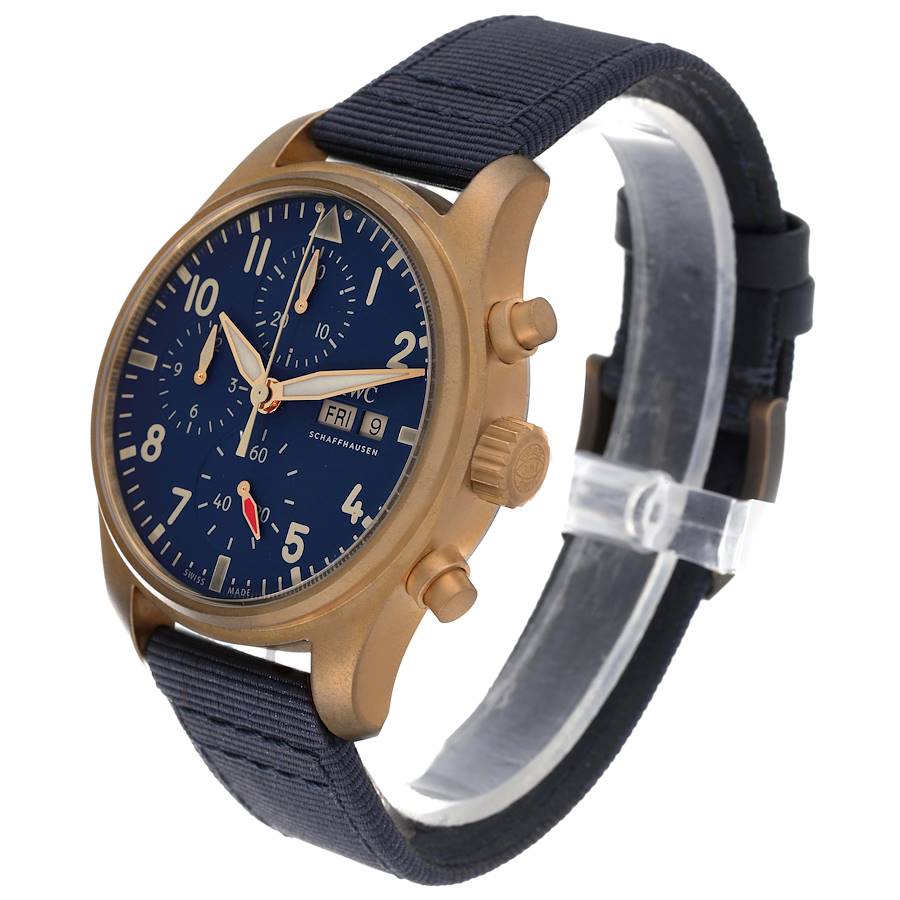 IWC Pilot Chronograph Blue Dial Mens Watch IW388109