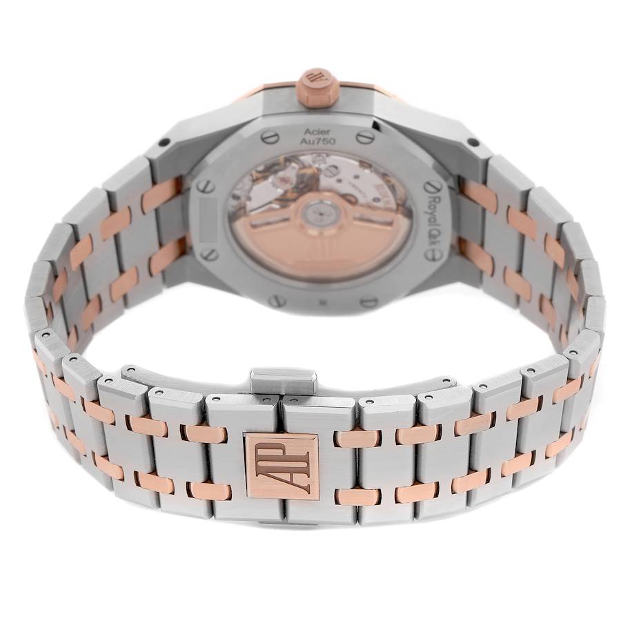 Audemars Piguet Royal Oak Steel Rose Gold Mens Watch 77350SR