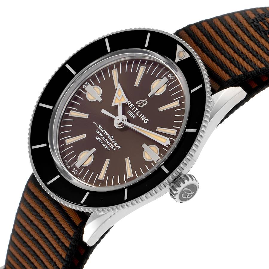 Breitling Superocean Heritage 57 Bronze Dial Steel Mens Watch A10370