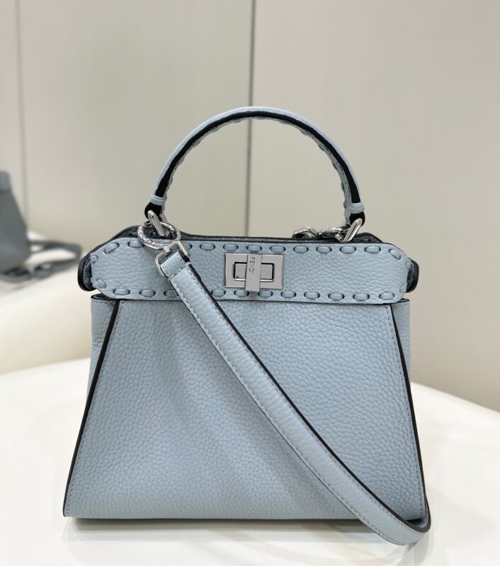Replica Fendi Peekaboo Small Sky Blue
