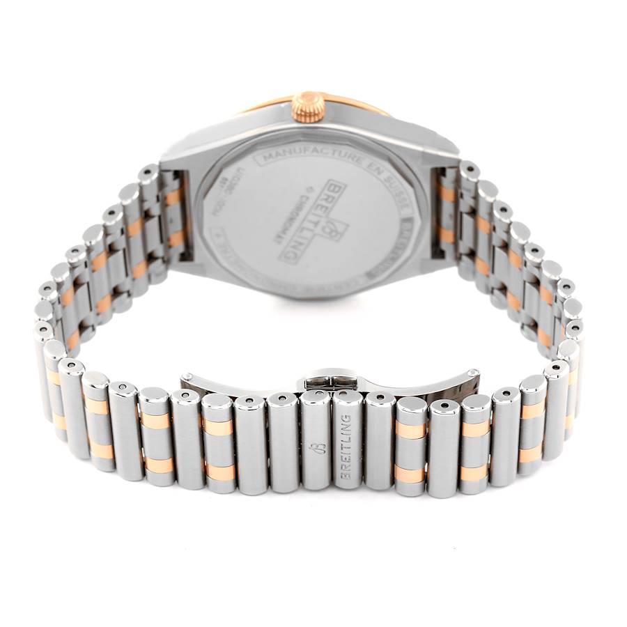 Breitling Chronomat 36 Diamond Dial Steel Rose Gold Ladies Watch U10380