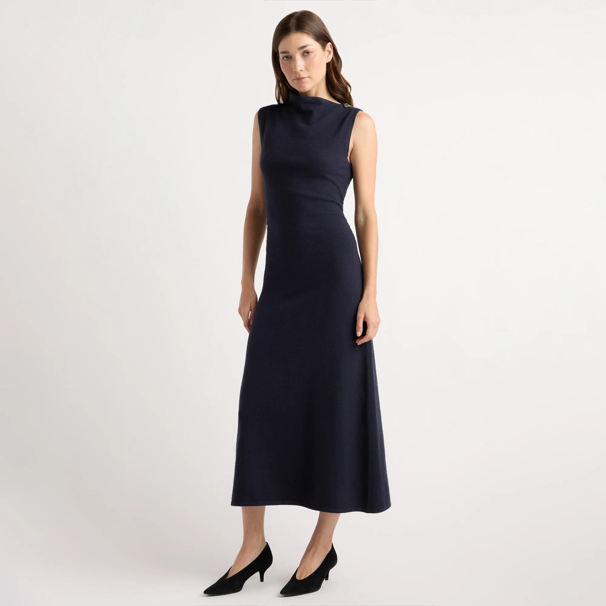 Abel Asymmetric-Neck Dress