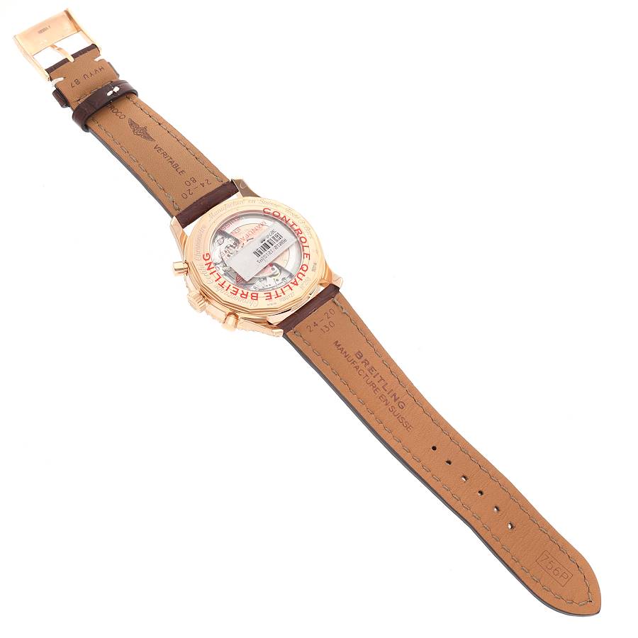 Breitling Navitimer Rose Gold Limited Edition Mens Watch RB0127