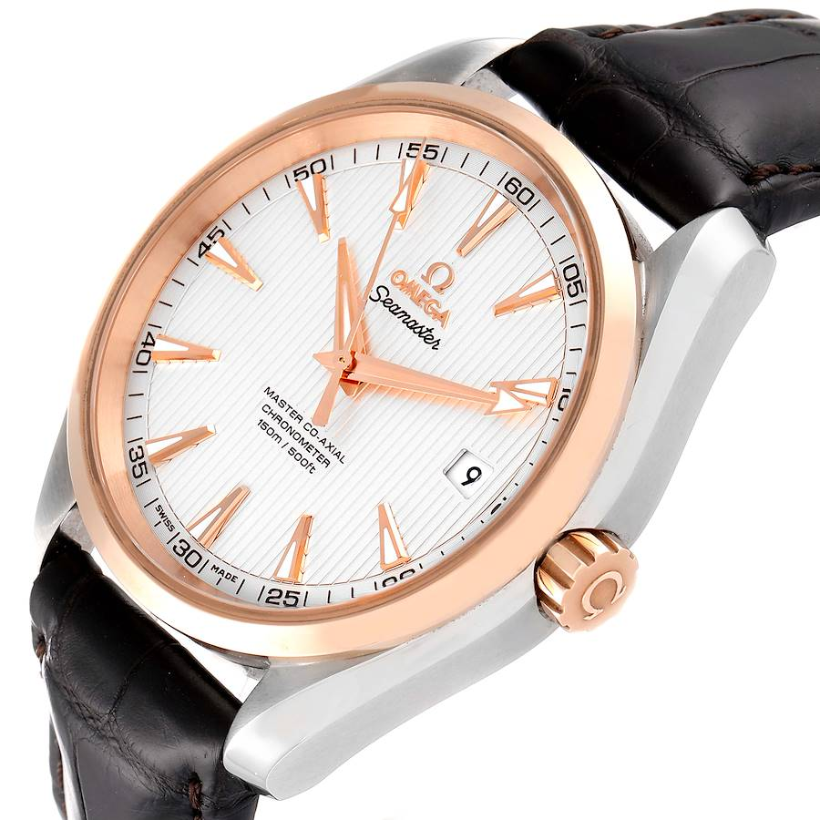Omega Seamaster Aqua Terra Steel Rose Gold Mens Watch 231.23.42.21.02.001
