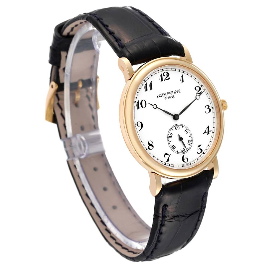 Patek Philippe Calatrava Officer Yellow Gold Mens Watch 5022