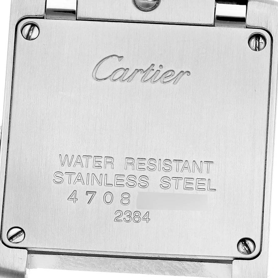 Cartier Tank Francaise Mother of Pearl Dial Steel Ladies Watch W51028Q3