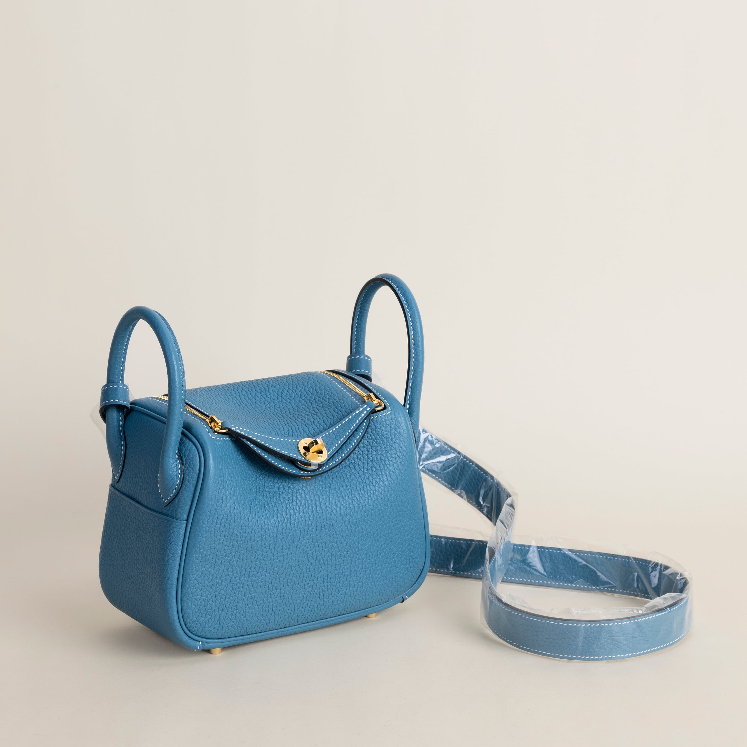 Lindy mini clemence blue jean PHW