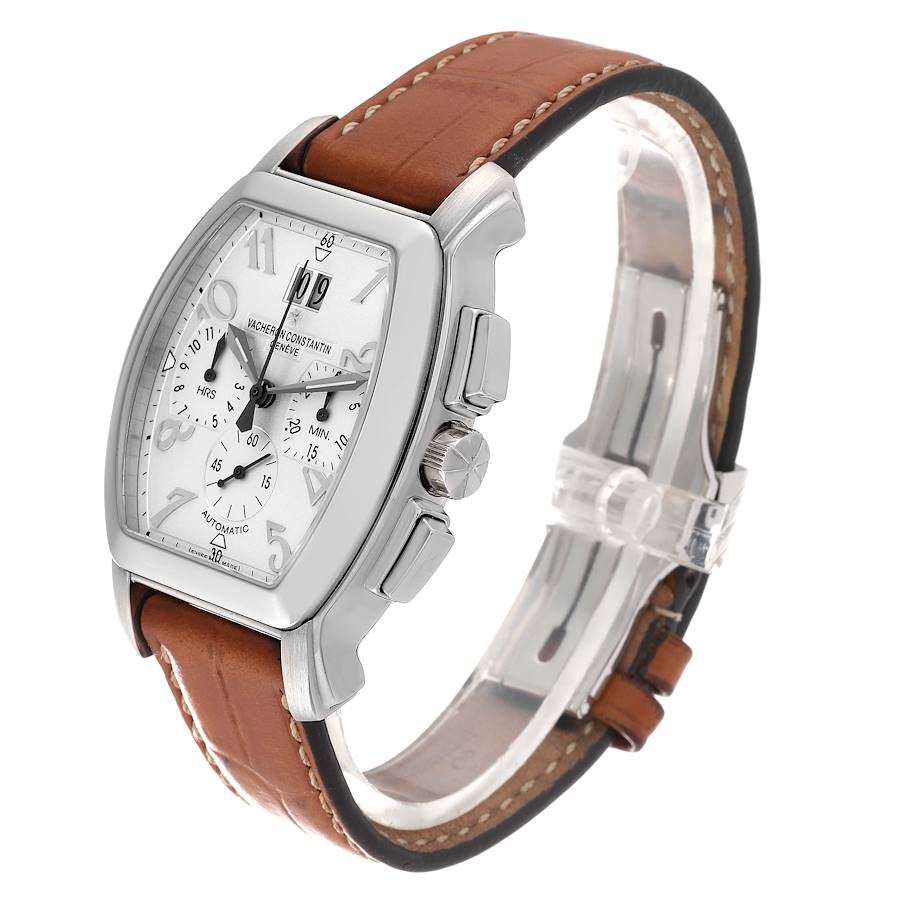 Vacheron Constantin Royal Eagle Chronograph Silver Dial Steel Mens Watch 49145