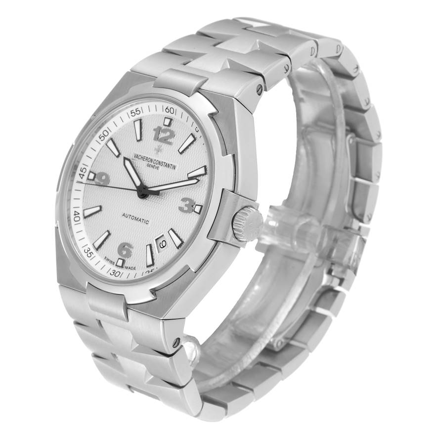 Vacheron Constantin Overseas Silver Dial Steel Mens Watch 47040