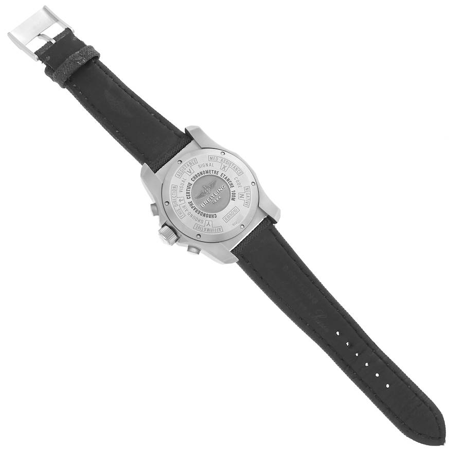 Breitling Professional Cockpit B50 Gray Dial Titanium Mens Watch EB5010