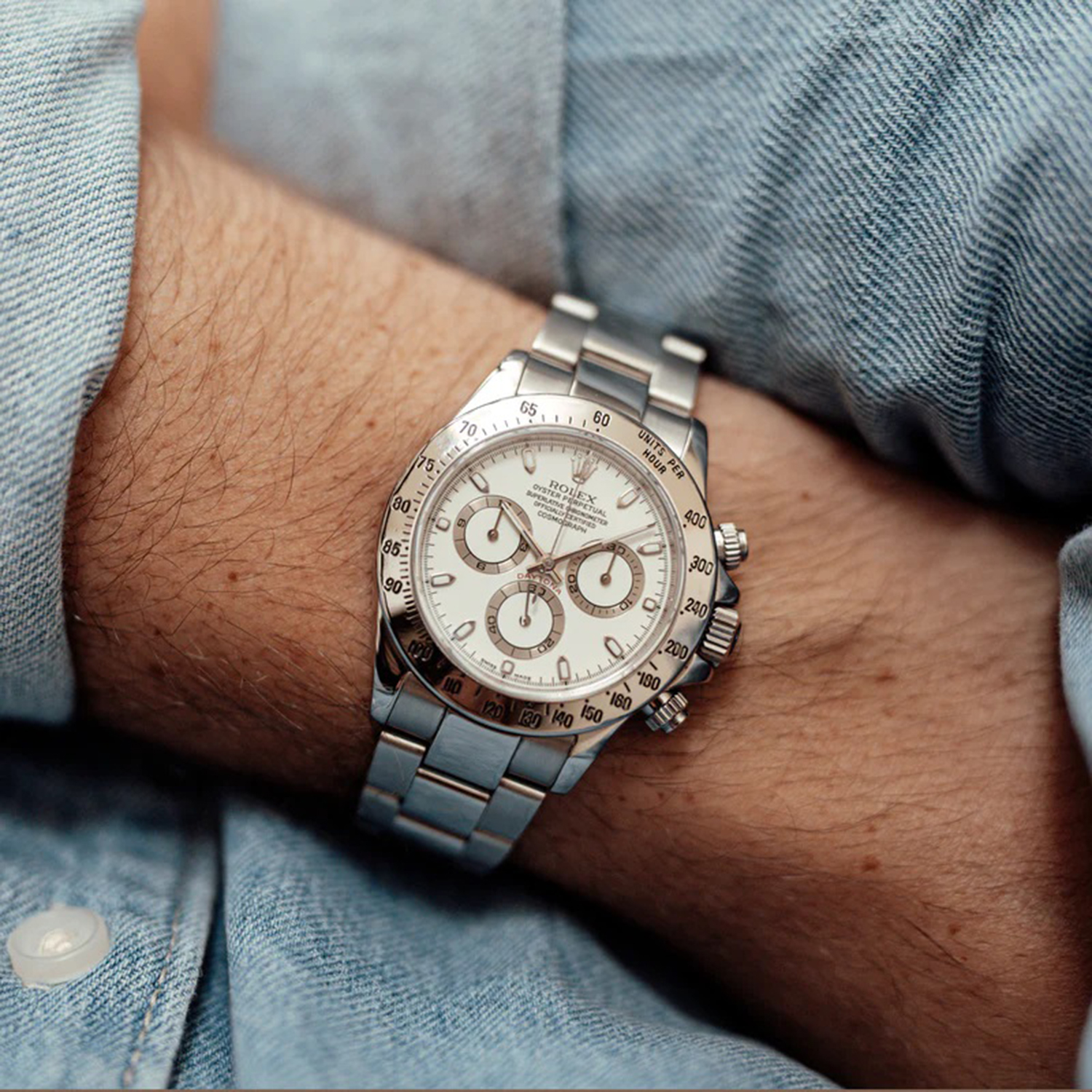 ​Rollie-The Crown Daytona Stainless Steel 40mm APH Dial 116520 Brand New