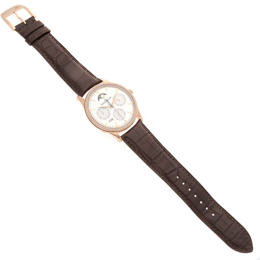 Jaeger LeCoultre Master Rose Gold Diamond Watch 176.2.21.S Q1302501