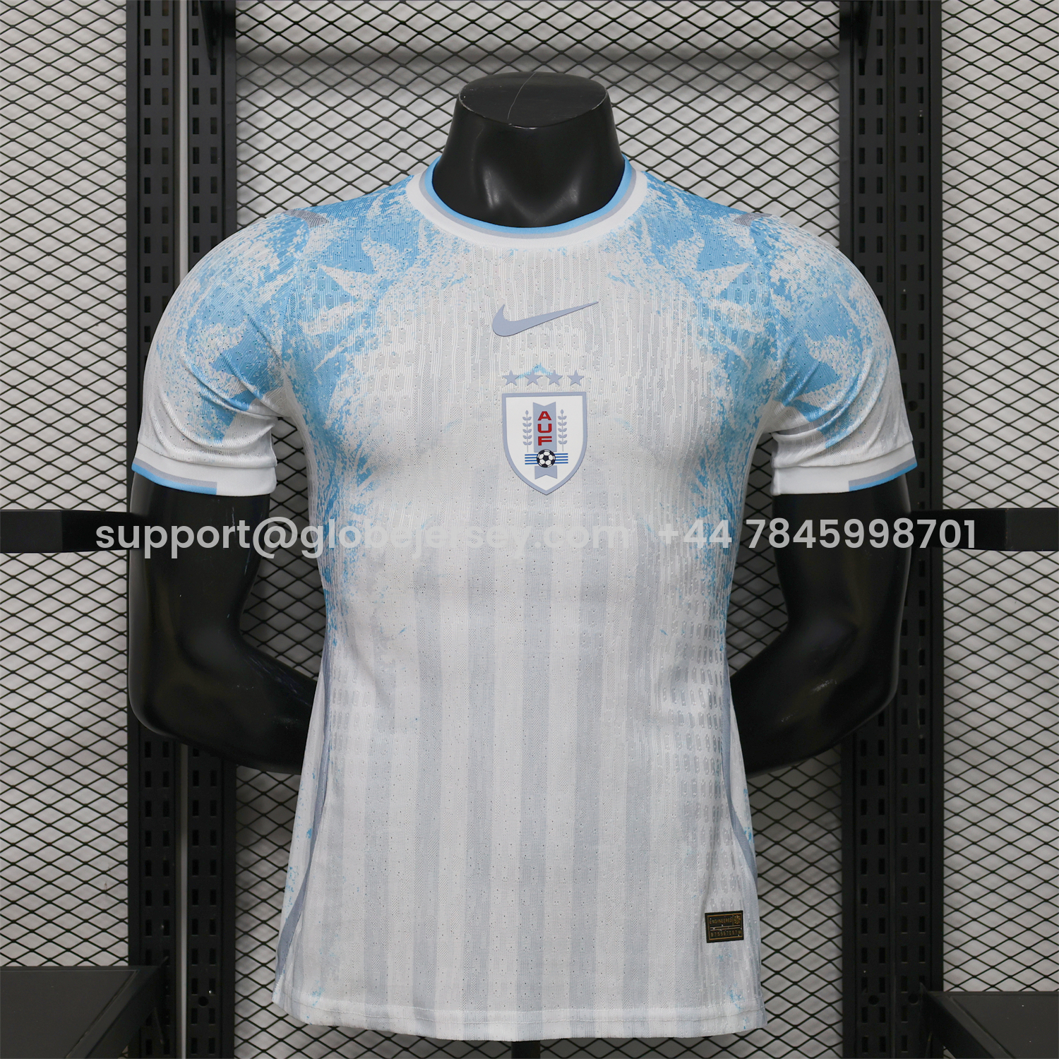 Uruguay 2026 White With Blue Special Jersey - Player Version