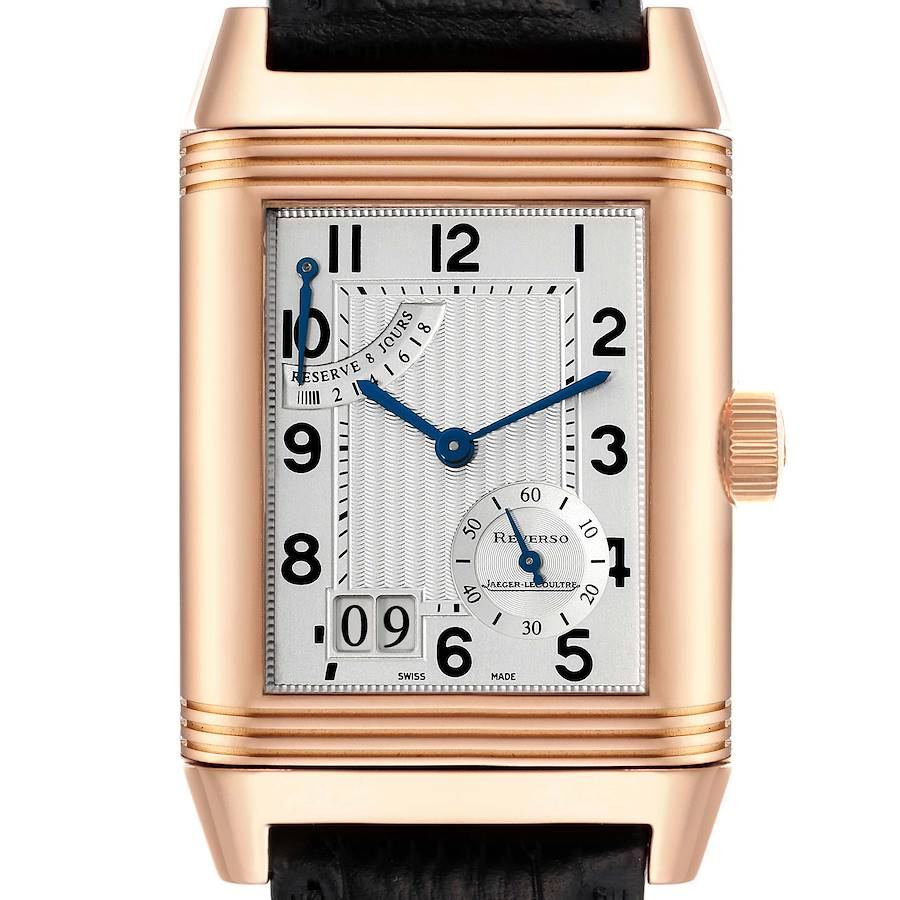 Jaeger LeCoultre Reverso Grande Date Rose Gold Mens Watch 240.2.15 Q3002401