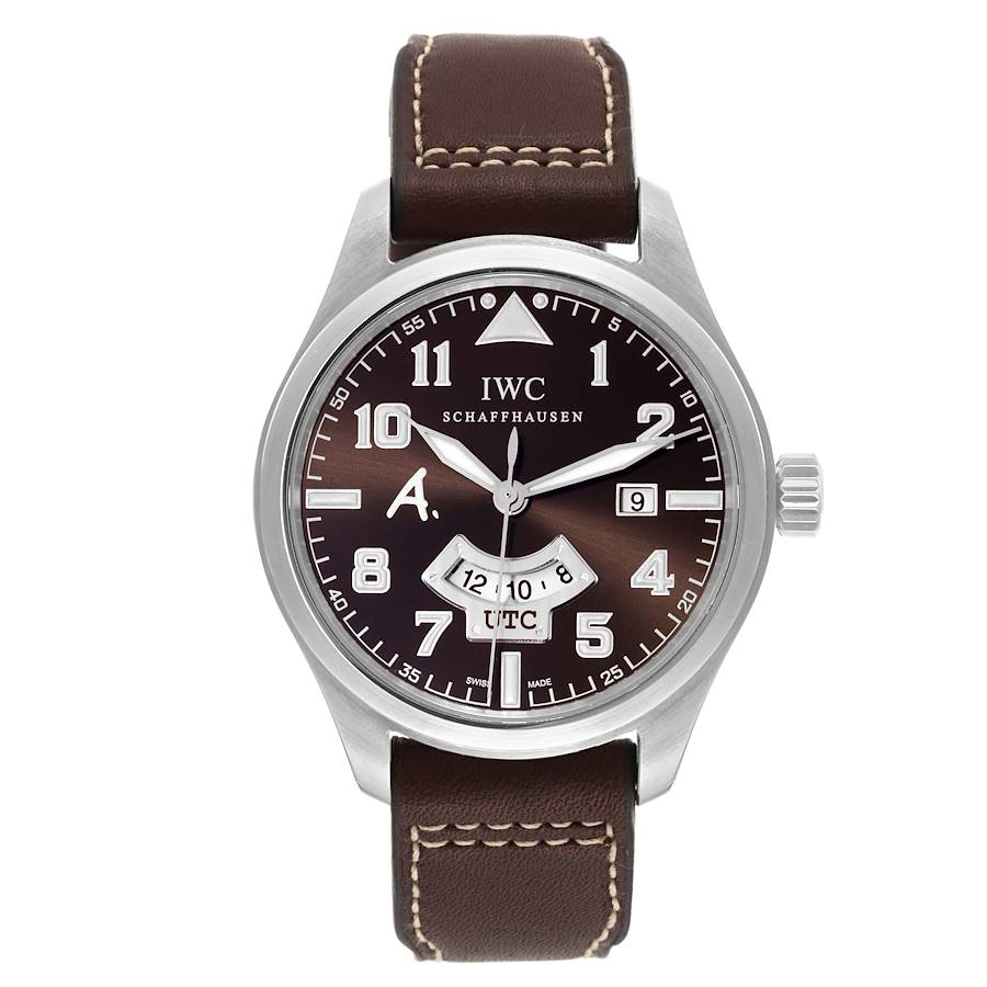 IWC Pilot UTC Antoine de Saint Exupery Limited Edition Steel Mens Watch IW326104
