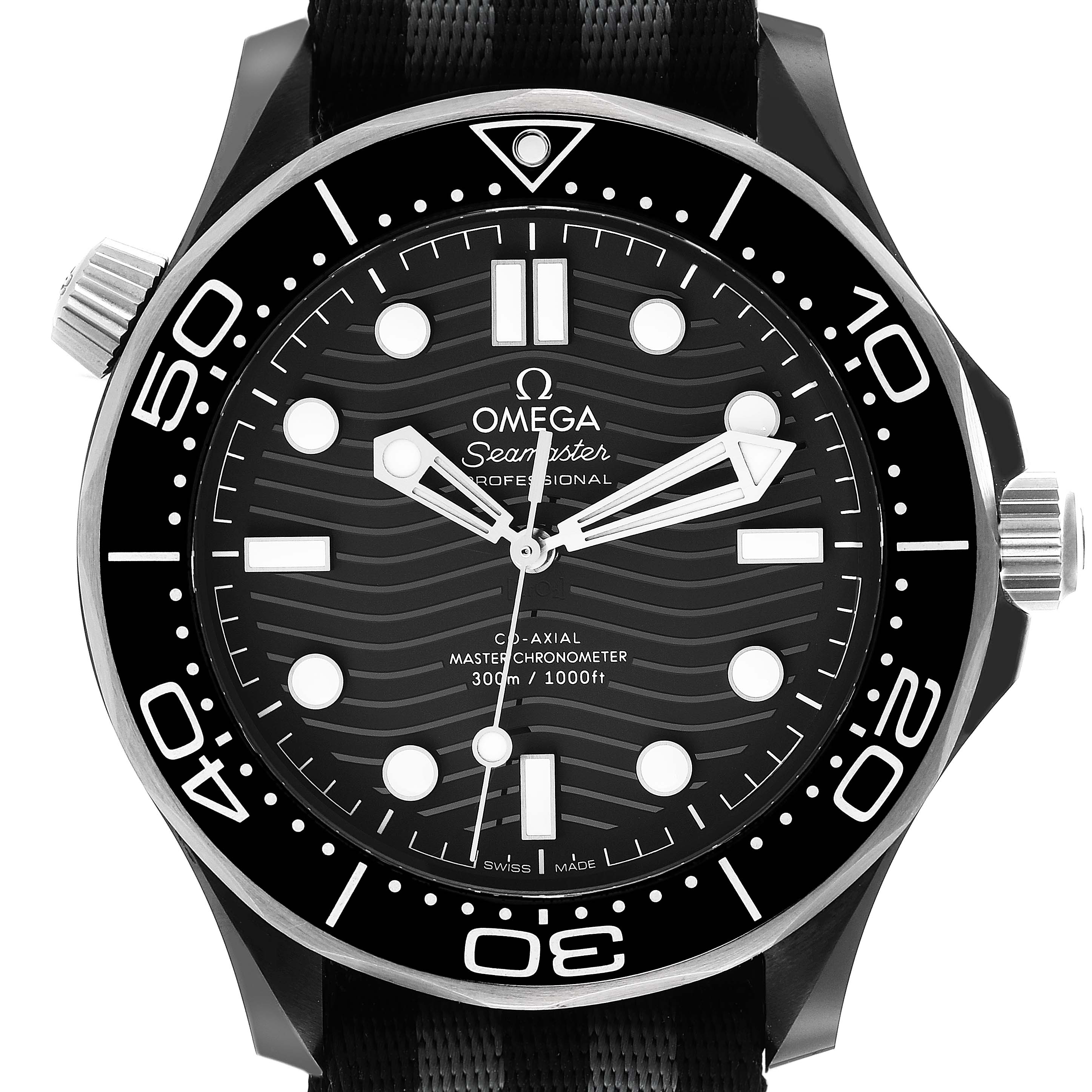 Omega Seamaster Diver Master Chronometer Ceramic Titanium Mens Watch 43.5 MM 210.92.44.20.01.002