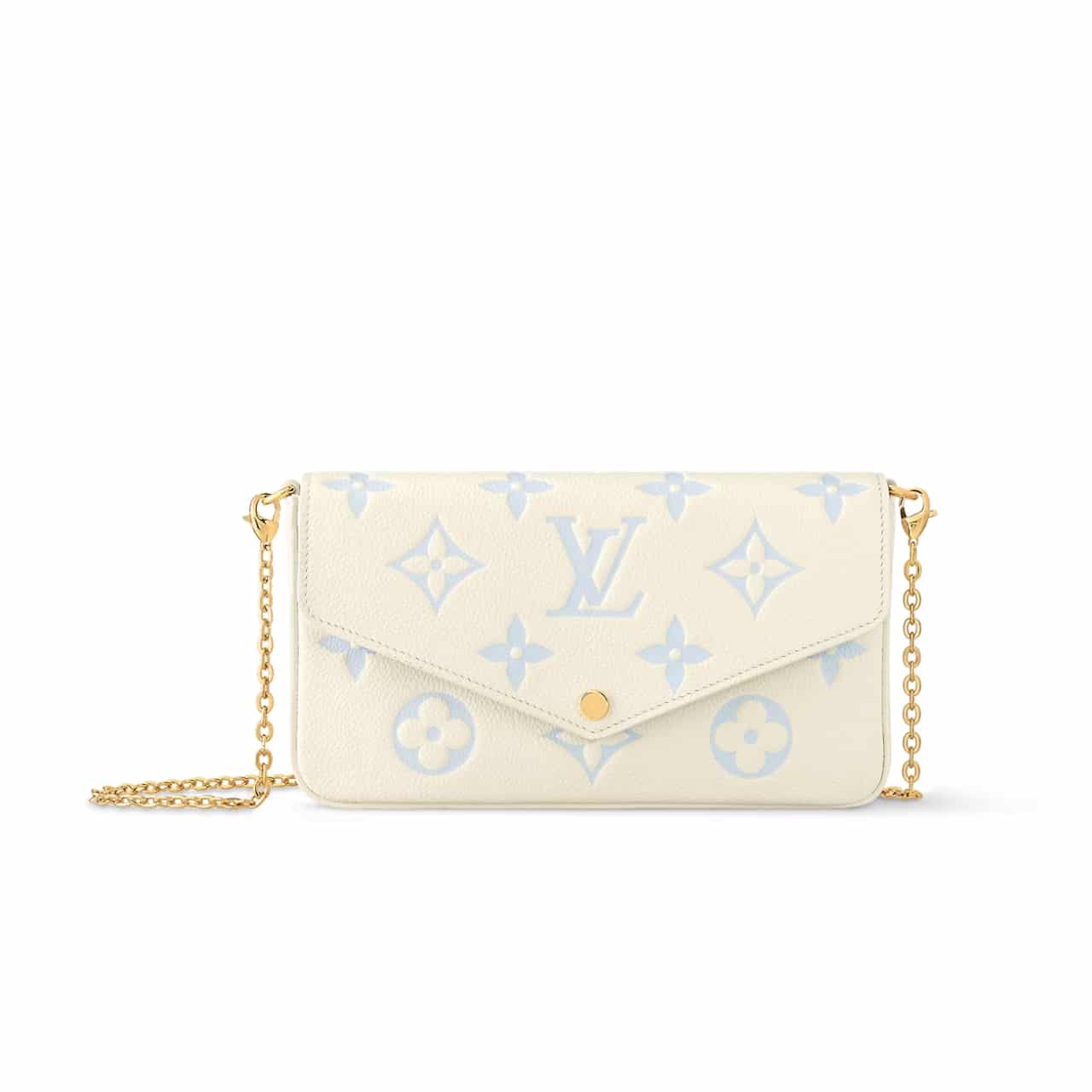 Louis Vuitton Félicie Pochette Bag Candy Blue 21Cm M83025