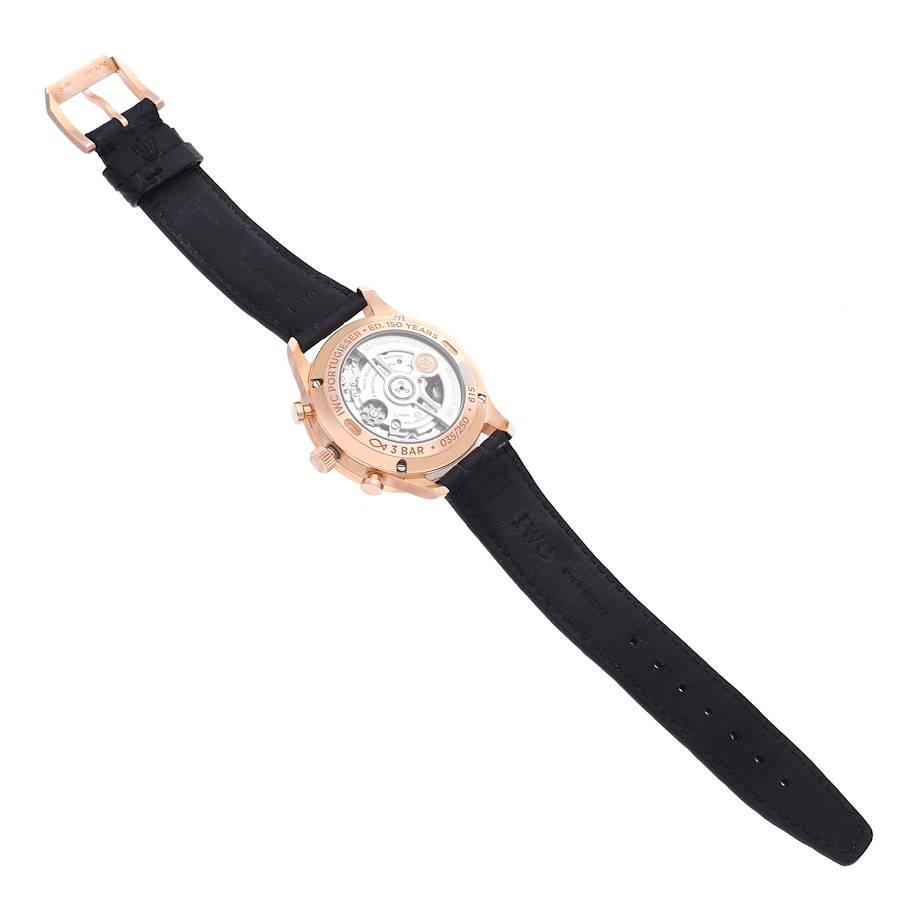 IWC Portugieser Automatic Rose Gold White Dial Mens Watch IW371603