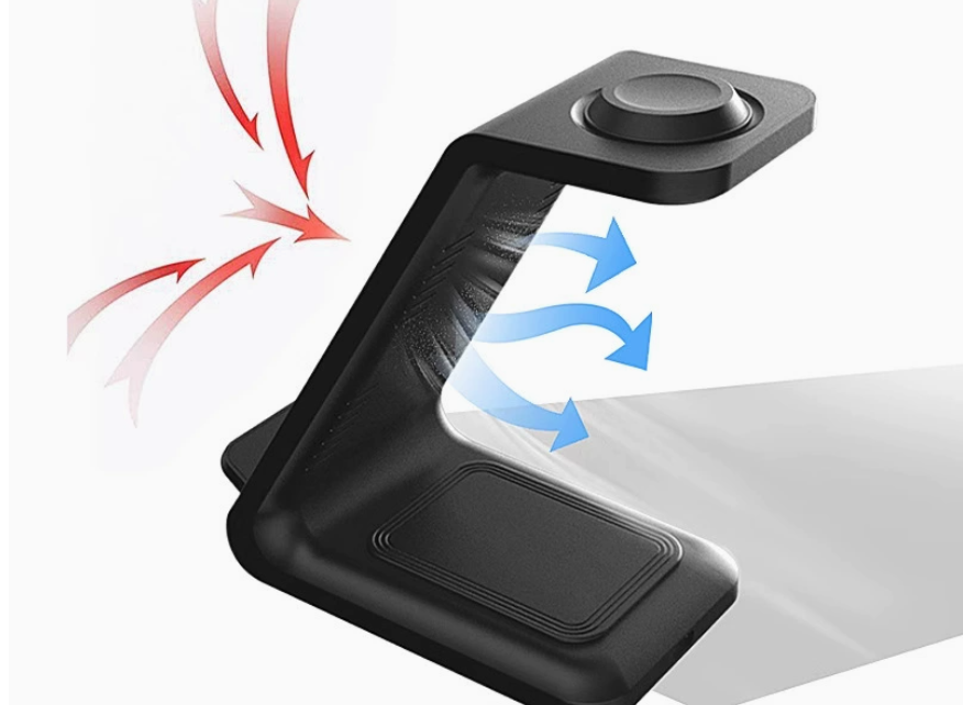 Cooling Stand Wireless Charger for Smartphones